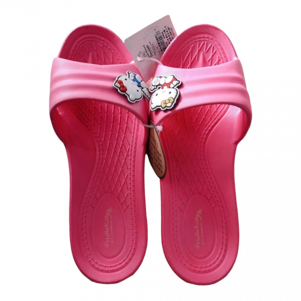 Hello Kitty 輕量拖鞋(立體) 粉/紅/紫 KT618 減壓耐磨防滑不含塑化劑一體成形耐用 防水三麗鷗正版授權