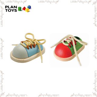 【LMW親子選品】現貨🌿泰國 Plantoys - 原木認知玩具 我會綁鞋帶🌿無毒環保 木質玩具 認知玩具 多款可選