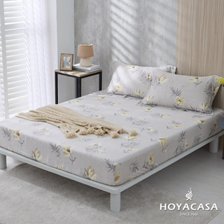 HOYACASA 森語(全A版)-100%天絲枕套床包三件組(雙人/加大/特大)