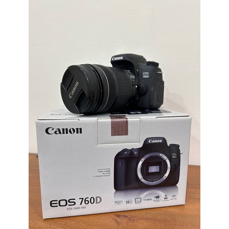 Canon 760D 含18-135mm變焦鏡 完整盒裝 極佳品相