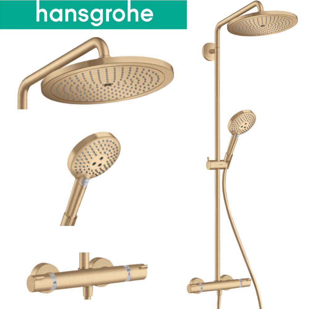 【鑫銳廚衛】hansgrohe hansgrohe Croma Select S 恆溫淋浴柱(霧古銅) 26890140