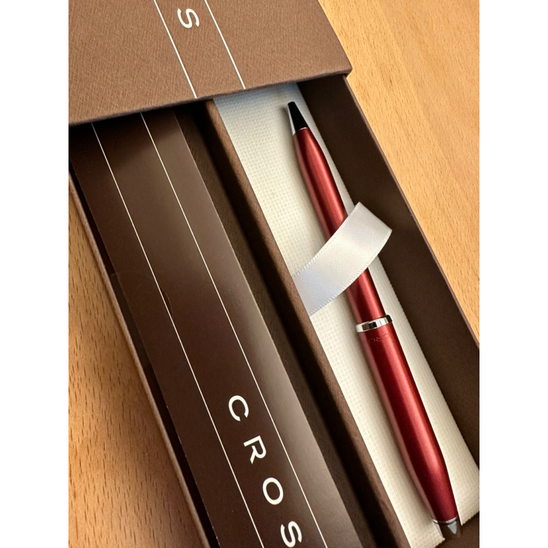 CROSS 酒紅色原子筆 保證正品
