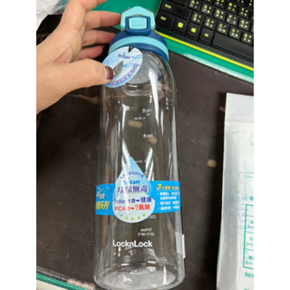 全新 樂扣優質時尚彈蓋水壺900ml ABF686 藍