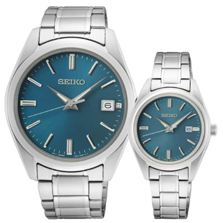 SEIKO精工 CS 城市情侶手錶 對錶(SUR525P1+SUR531P1)