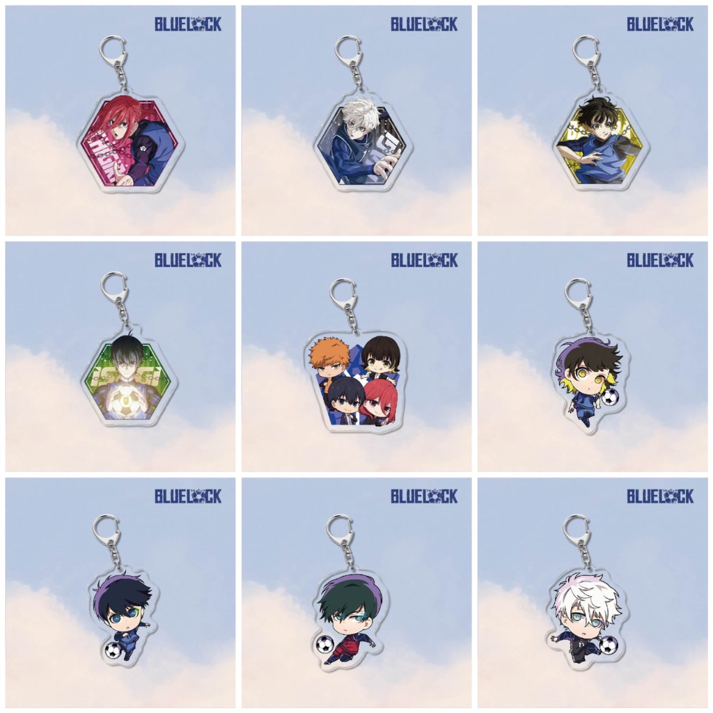 ⚡️J⚡️【現貨】藍色監獄 吊飾 鑰匙扣 潔世一 蜂樂迴 國神鍊介 千切豹馬 馬狼照英 凪誠士郎 御影玲王 糸師凜