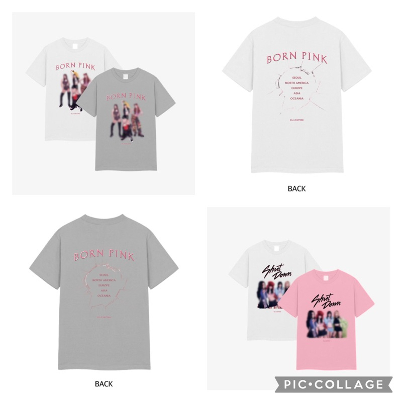 [官方正品] 💖最後現貨💖BLACKPINK BORN PINK 演唱會 週邊 短t恤