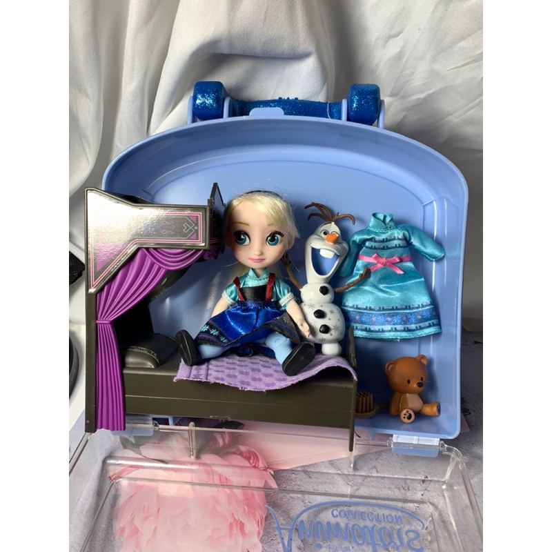 【現貨24H內出貨】上海迪士尼Disney冰雪奇緣 公仔玩具 艾莎 雪寶 人偶換裝 布娃娃 手提娃娃屋