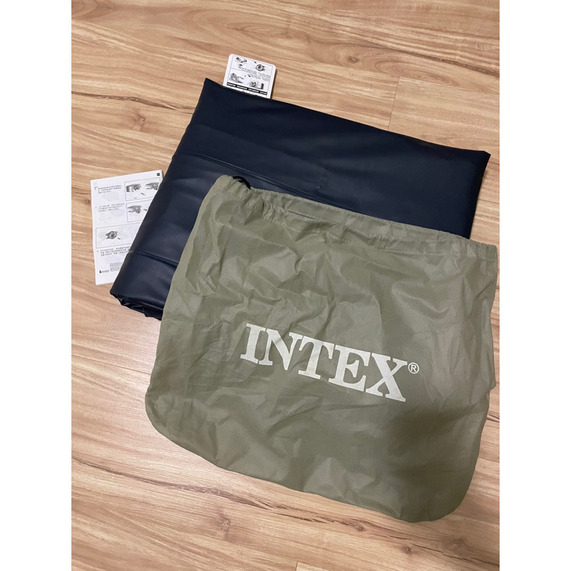 二手 INTEX 植絨 雙人充氣床墊