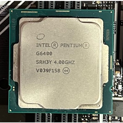 二手良品 INTEL Pentium G6400 CPU 十代 處理器 LGA 1200