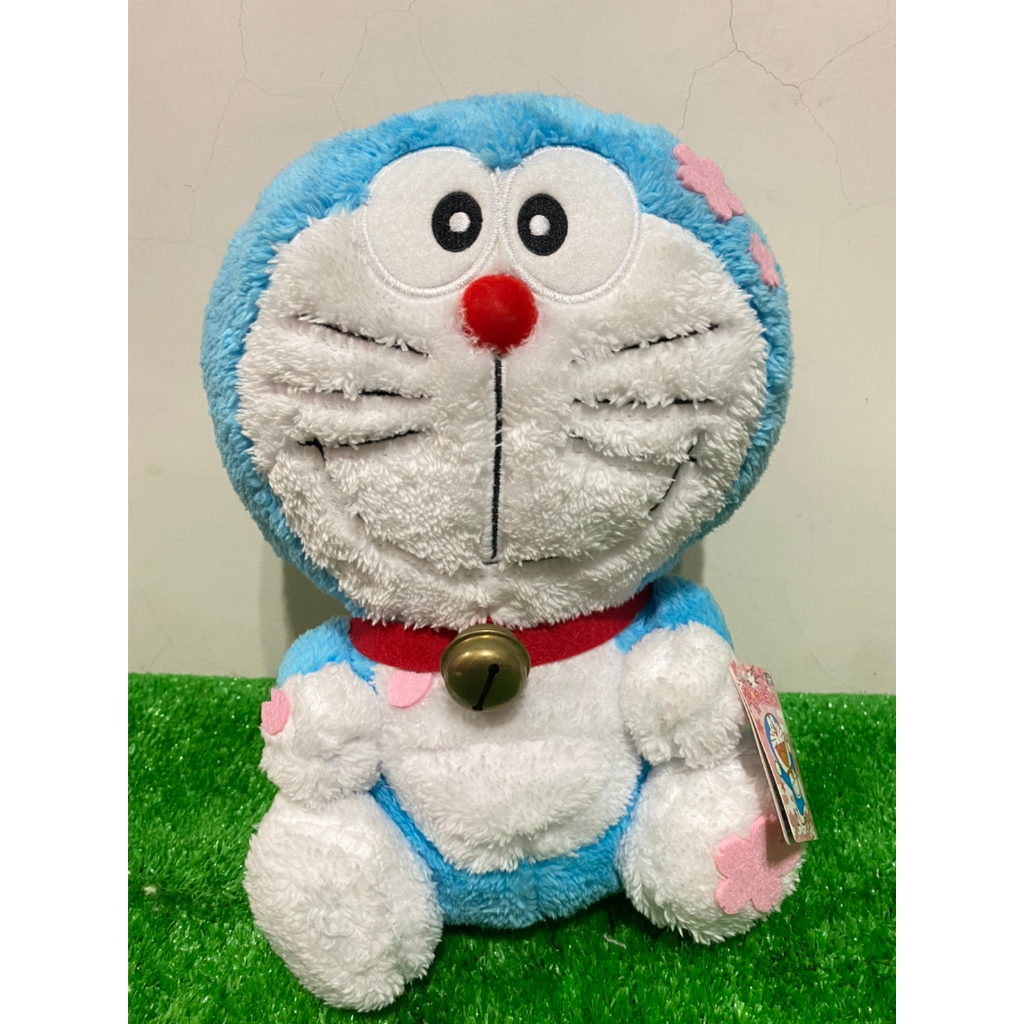 【降價】 ✨哆啦a夢✨小叮噹✨ Doraemon✨【出清】【特價】【正版】 景品 櫻花盛開 鈴鐺 絨毛娃娃