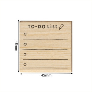 KODOMONOKAO 子彈筆記 手帳印章部 第3代 to do list (正方形)