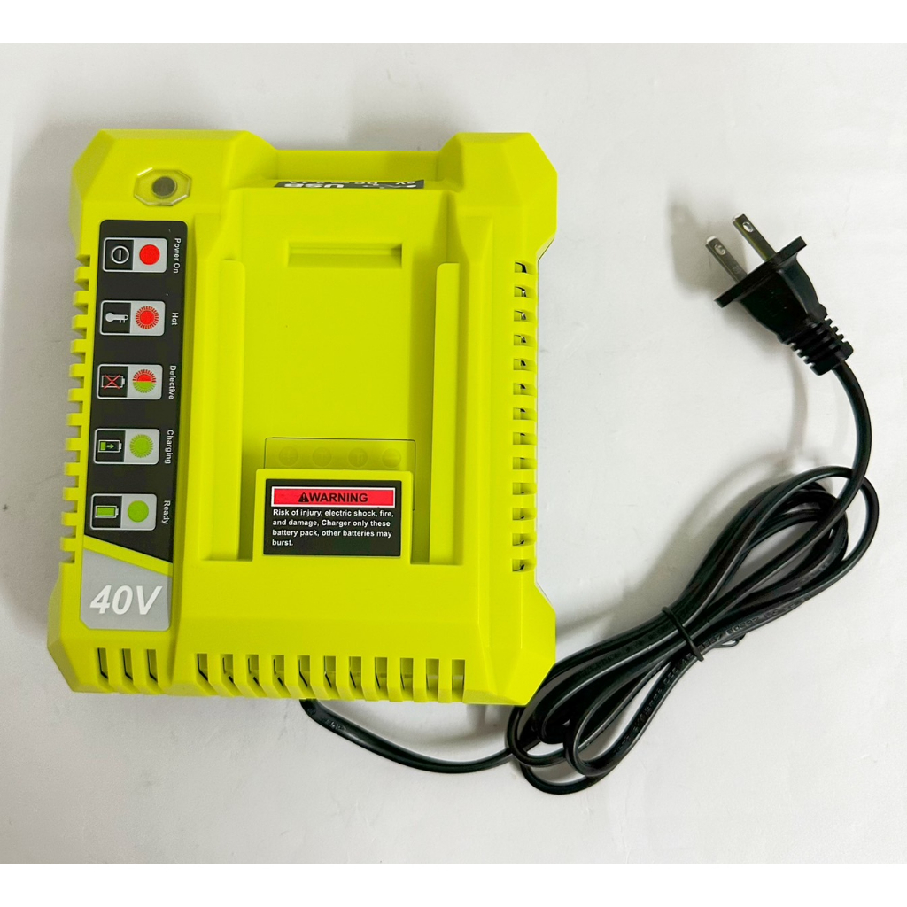 鋰電充電器 通用 利優比 RYOBI 36V~40V 鋰電池 /OP401/帶USB/電動工具鋰電池充電器(不含電池)