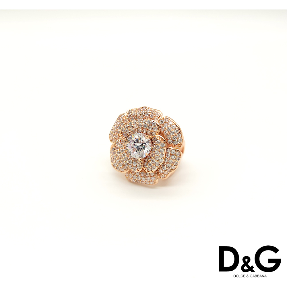 【D&G】山茶花晶鑽戒指