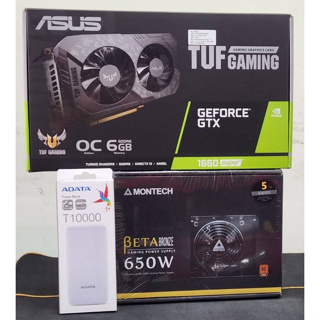 ASUS TUF GTX1660S O6G GAMING+MONTECH BETA 650W 送行動電源(免運)