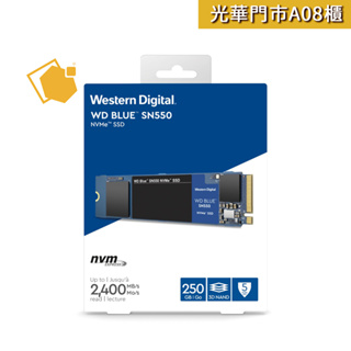 WD 藍標 SN550 250GB SSD PCIe NVMe SSD固態硬碟