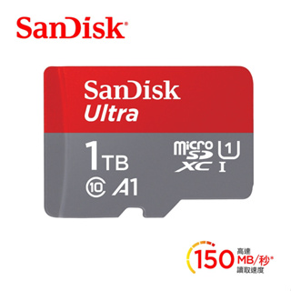 SanDisk Ultra microSDHC UHS-I (A1) 1TB 記憶卡(公司貨)150MB/s