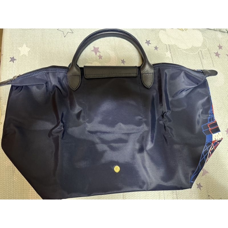 Longchamp 藍色手提包