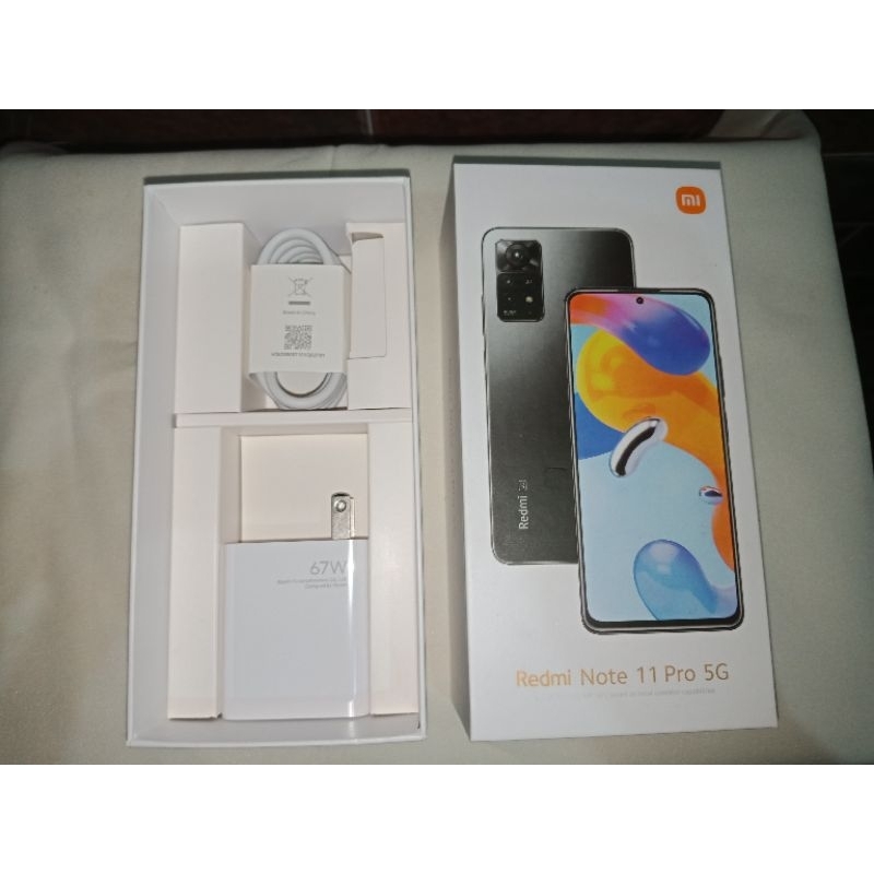 小米 Redmi Note 11 Pro 5G 8GB/128GB 台灣公司貨 湖水藍 （二手商品）