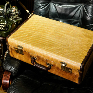 【Vintage & Deco】50年代 美國古董行李箱 復古手提箱 復古老件