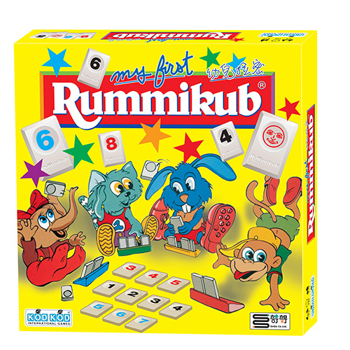 骰子人桌遊-拉密幼兒版 Rummikub MyFirst(以色列麻將)排列組合.創新規劃.決斷分析.兒童