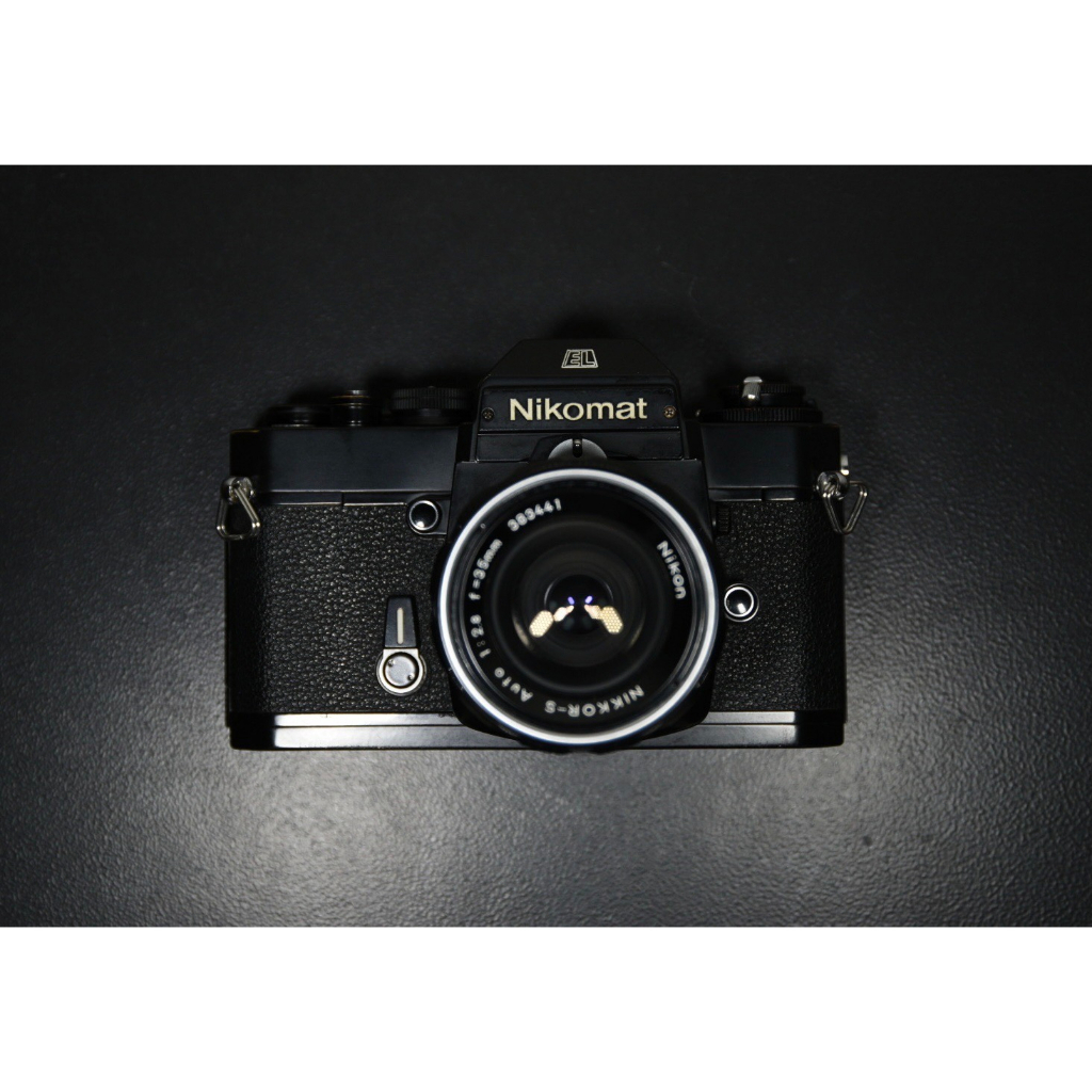 【經典古物】經典相機 NIKON Nikomat EL 35mm f2.8 黑機 單反 手動對焦 底片單眼相機 FTN