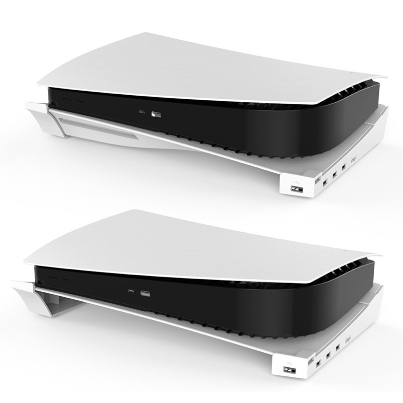 IPEGA 台灣現貨 PS5 SLIM PRO 主機 橫放收納架 PS5光碟版/數位版通用 横放架 底座