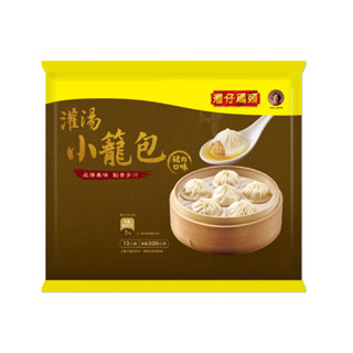灣仔碼頭灌湯小籠包豬肉口味12入(冷凍)300g克 x 1Bag包【家樂福】
