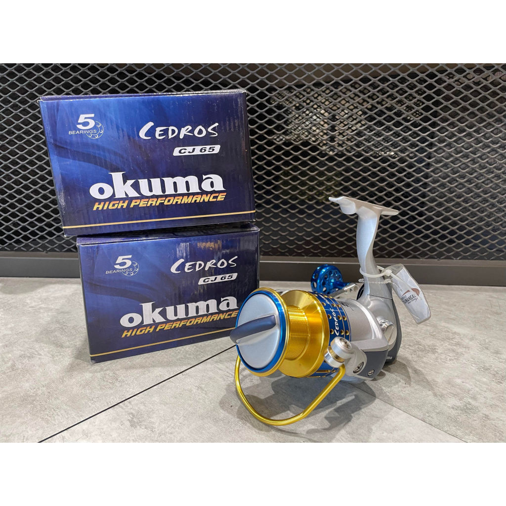 💢 桃園東區釣具#優惠價【OKUMA CEDROS 喜多智 紡車捲線器 捲線器 CJ65】