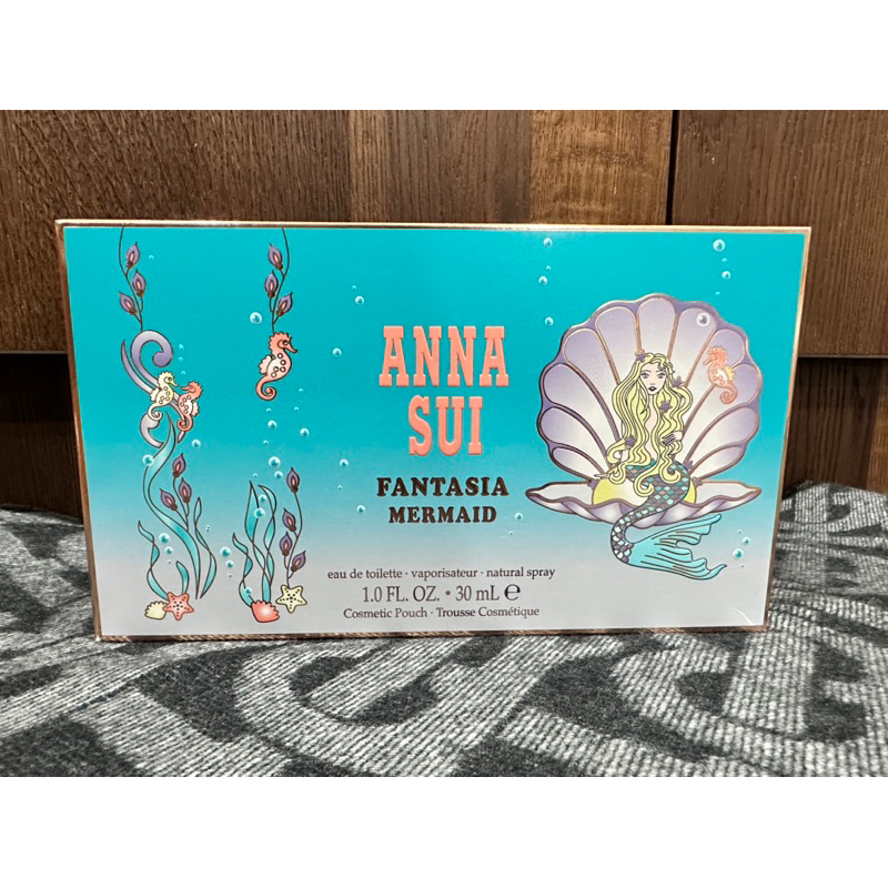 ANNA SUI美人魚童話禮盒(30ML＋手拿包）