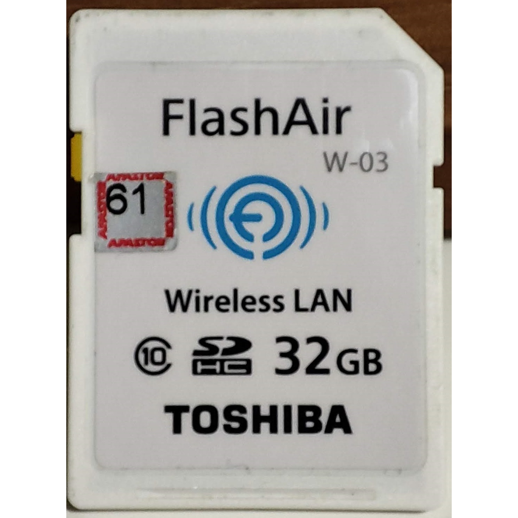 TOSHIBA FlashAir W-03 Wifi SD卡 32GB