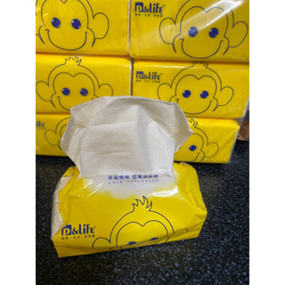 （黃色包裝）P&Life奈芙 原生紙漿 100抽 抽取式衛生紙（一張訂單18包）