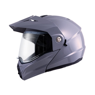 【SOL Helmets】SM-6P複合可掀式安全帽 (素色 水泥灰) ｜ SOL安全帽官方商城