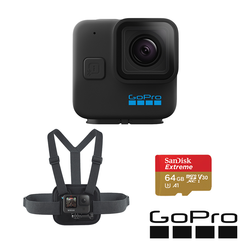 GoPro】HERO 11 Black Mini 運動攝影機探險套組CHDHF-111-RW 正成公司 