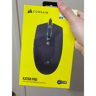 (全新未拆) CORSAIR 海盜船 KATAR PRO RGB 電競滑鼠 有線光學