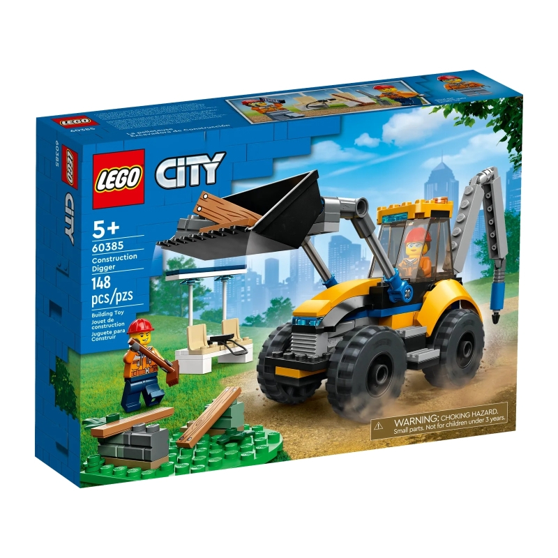 &lt;積木總動員&gt;LEGO 樂高 60385 City系列 工程挖土機 148pcs 外盒:26*19*6cm