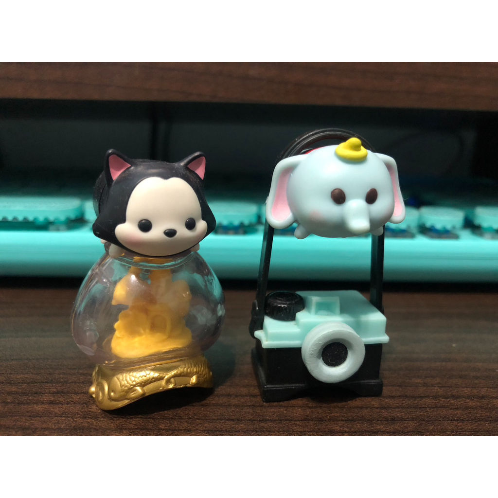 【玩具】美國 迪士尼 Tsum Tsum Stack Pack 疊疊樂場景系列 貓咪費加洛 小飛象 狗