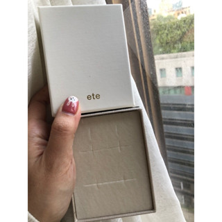 ete 大 耳環 項鍊 戒指盒