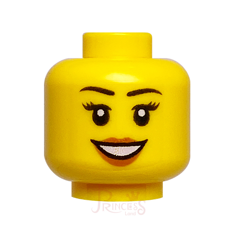 公主樂糕殿 LEGO 樂高 10297 女生 媽媽 公主 頭 微笑 黃色 3626cpb0633 A293