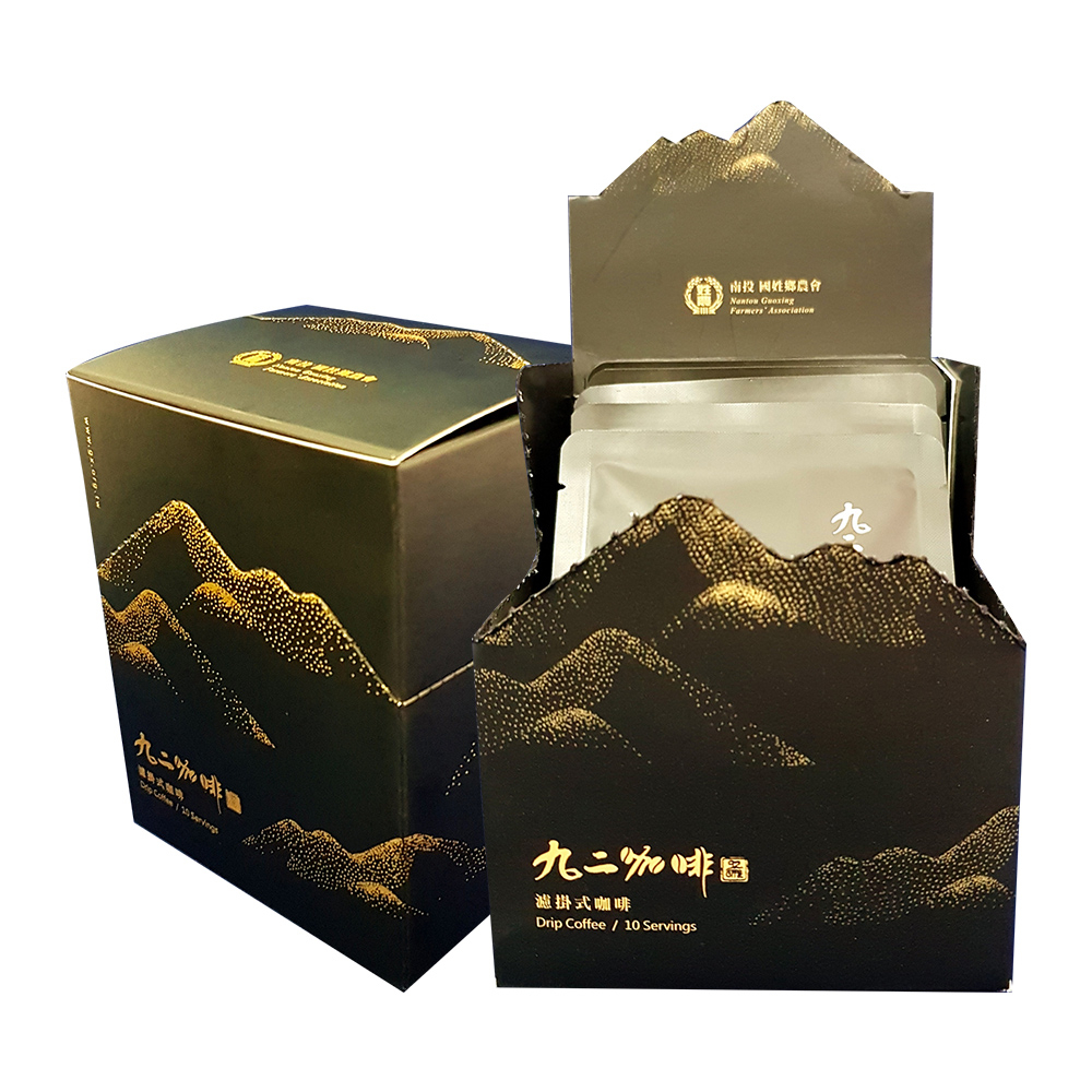 【國姓農會】九二濾掛式咖啡X1盒(9gX10包/盒)