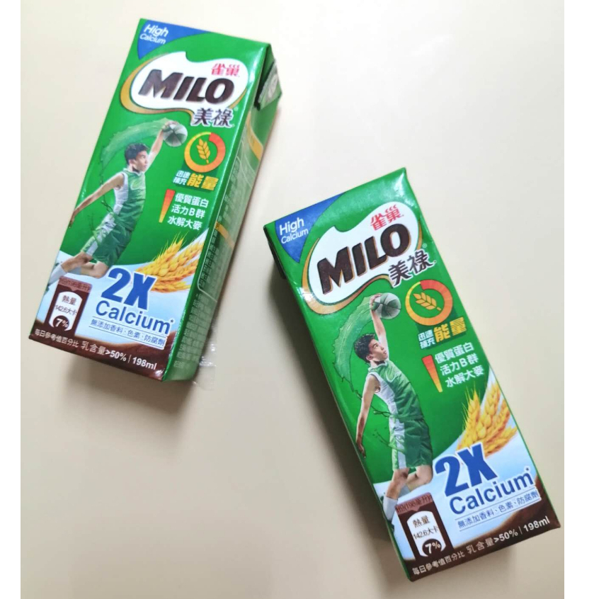 雀巢 MILO 美祿 高鈣可可 麥芽牛奶198ml/瓶 保久乳飲品 分售 COSTCO代購