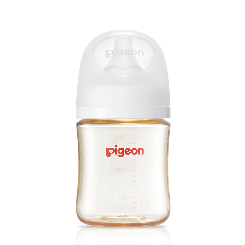 貝親pigeon 第三代寬口母乳實感PPSU奶瓶160ml/240ml(純淨白)