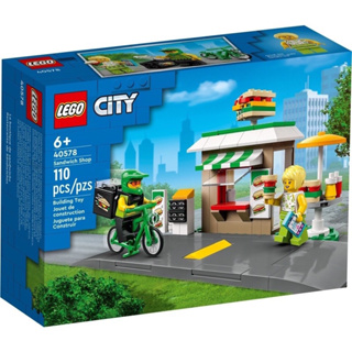 【樂高丸】樂高 LEGO 40578 三明治專賣店｜CITY 城市系列