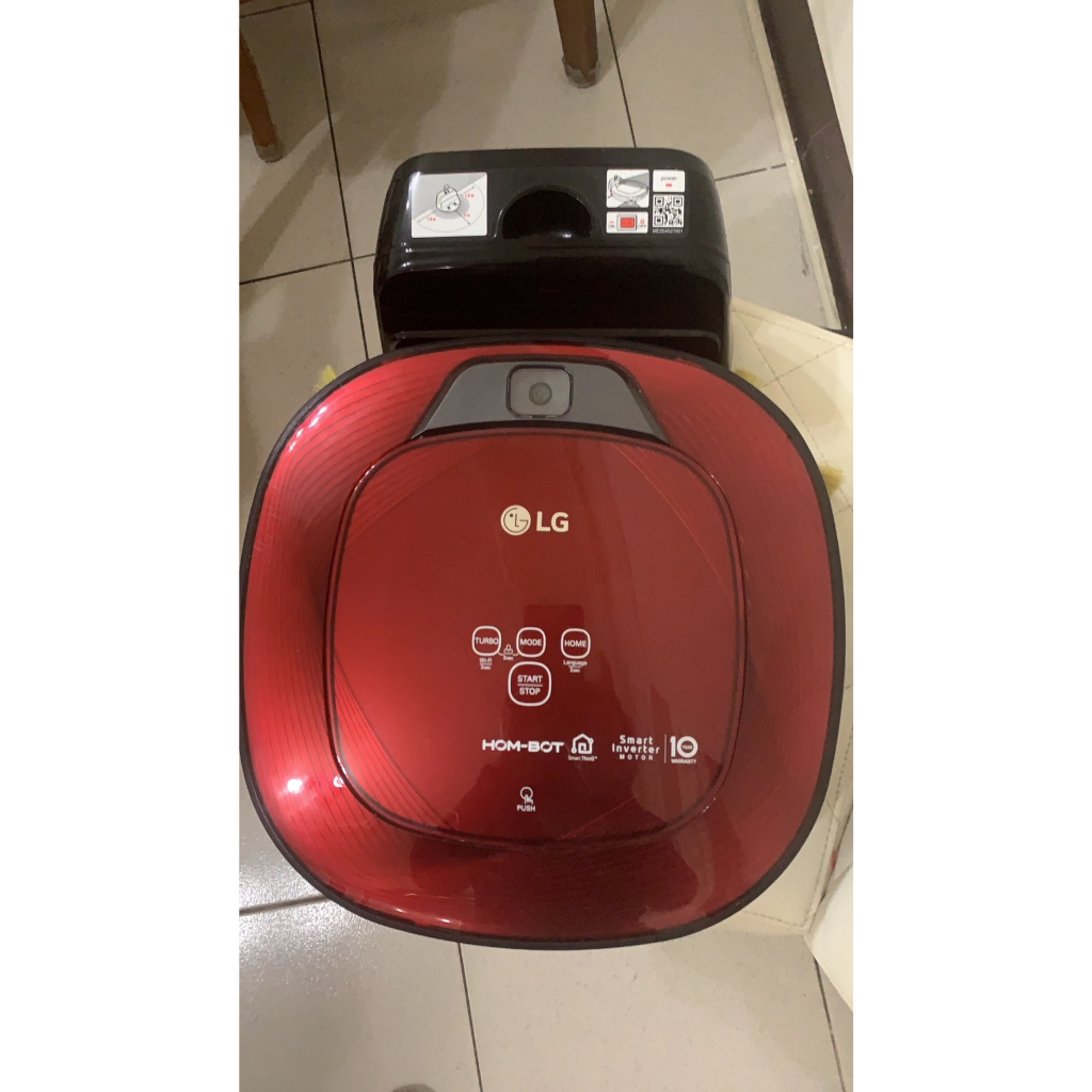 LG VR66750LVWP 小紅 5.0 WIFI水箱版 掃地機器人