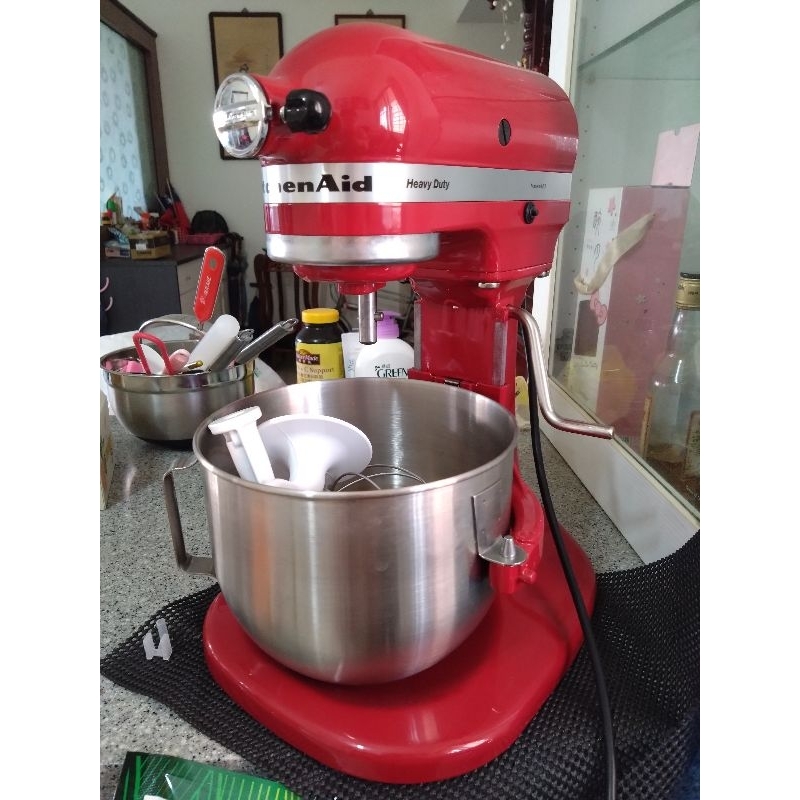 雙11免運！【微瑕疵】美牌 KITCHENAID 5QT 4.8L 升降式攪拌機【僅試用具保固，買就送圖4未開封材料組】