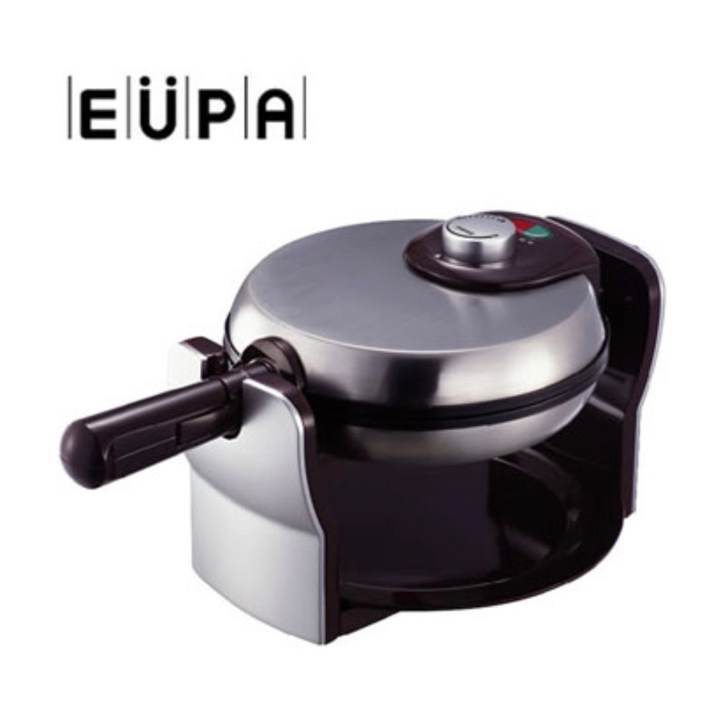 「 全新」外箱有受損-優柏EUPA鬆餅機-TSK-2901烤盤可翻轉180度