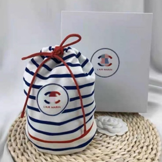 禮盒裝 蔚藍海岸系列 美妝會員活動贈品包 束口袋 抽繩袋 化妝包 手提包 收納袋 拉繩袋 水桶包