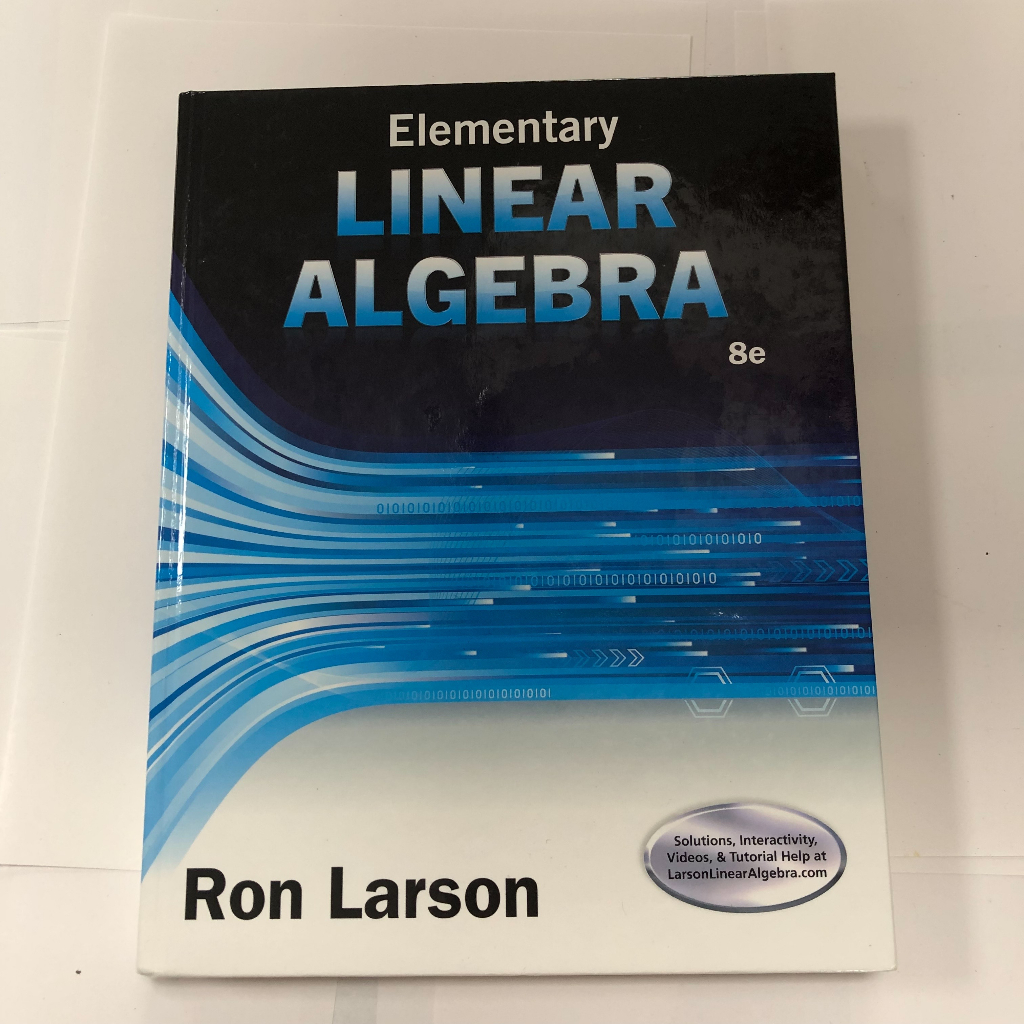 【二手書】線性代數 Elementary Linear Algebra 8/e LARSON