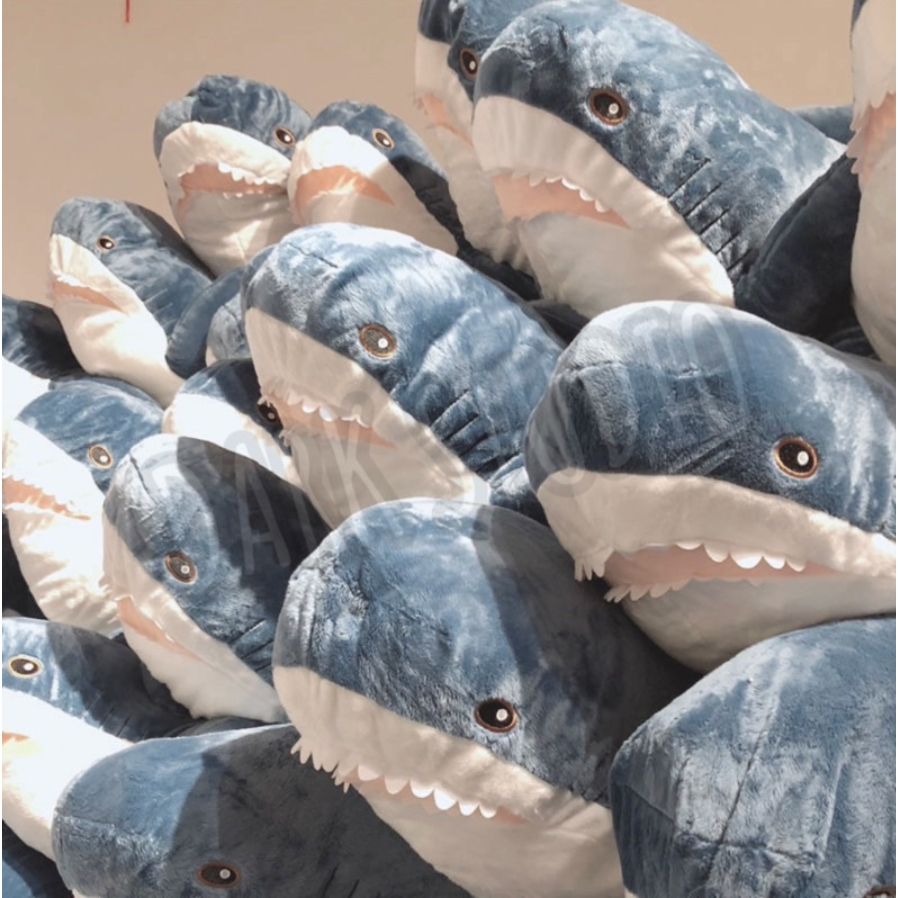 【台中現貨】✨100公分 IKEA 宜家家居 正品鯊魚 IKEA鯊魚 鯊魚娃娃  鯊魚寶寶 大抱枕 生日禮物 女生 靠枕