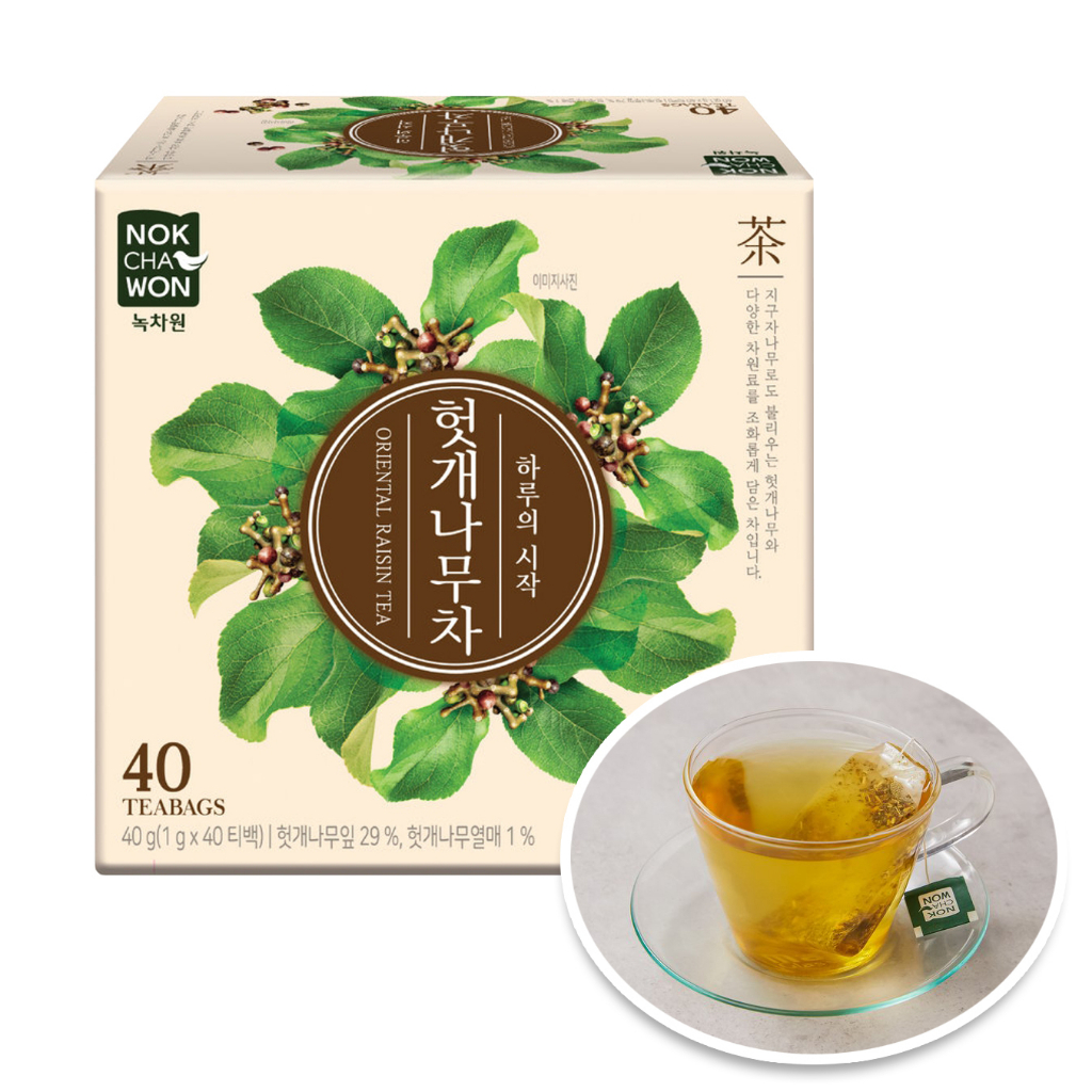 【首爾先生mrseoul】韓國 綠茶園 枳椇茶包 40G/40入/盒