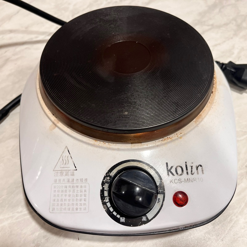 【二手】Kolin歌林 鑄鐵電子爐 電磁爐 火鍋 烤肉 煎蛋 MNR10